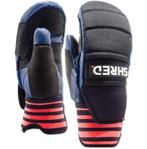 SKI RACE PROTECTIVE MITTENS