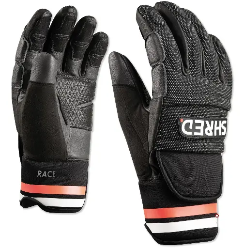 SKI RACE PROTECTIVE GLOVES